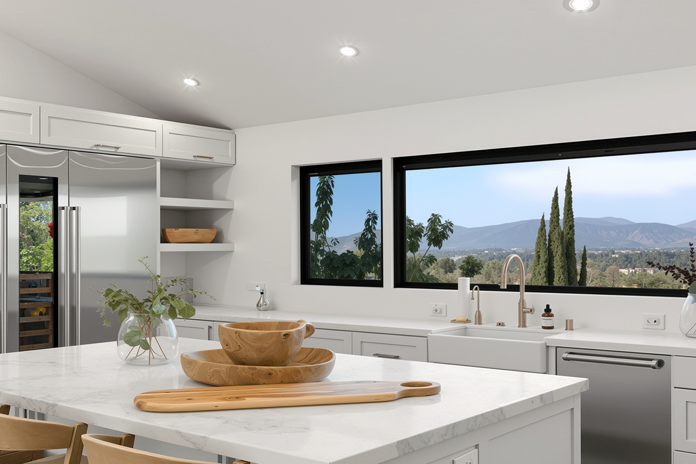 Custom kitchen expansion remodel Los Angeles CA