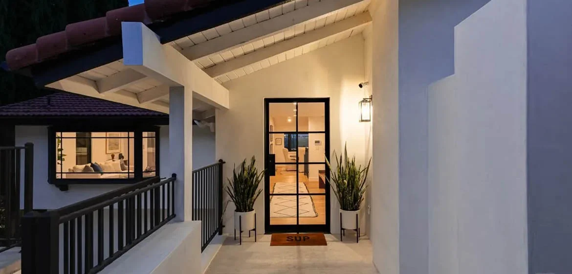 Custom home exterior project by DG Custom Construction in Los Angeles