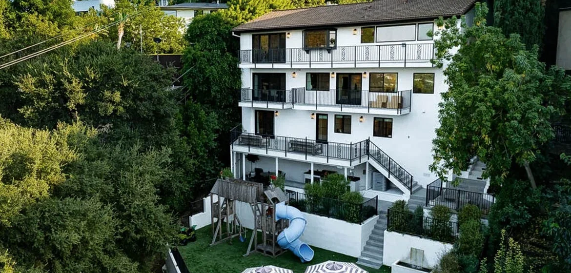 DG Custom Construction aerial view Los Angeles CA